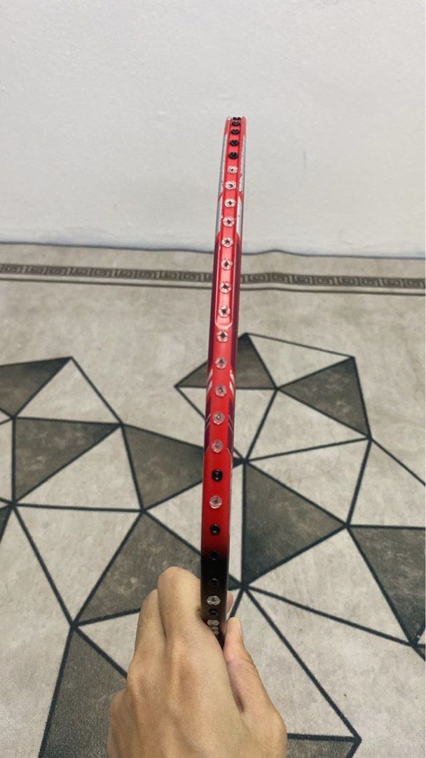 LINING WINDSTORM SPECIAL EDITION RACKET (Category: Other Sports Equipment and Supplies) located in Seremban. Submitted by surfboy (Listing ID 1440887336, Image 3). Description: WANT TO SELL Lining Windstorm Special Edition Market: RM300++ Condition: 6/10 (many paintchips but not cracks) String: Unstrung and no grip applied (change pf grommets for a better performance) Reason for selling: Let it unused for almost a year Postage add RM15 or DFOD. N
