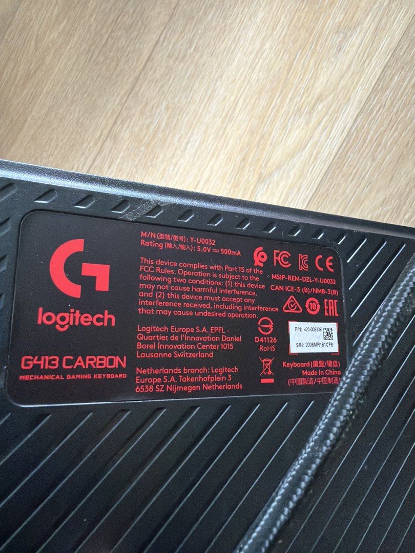 Logitech G413 Carbon Mechanical Gaming Keyboard468306300314603521