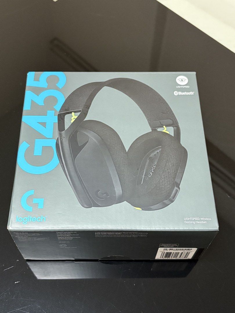 LOGITECH G435 WIRELESS GAMING HEADSET BLACK