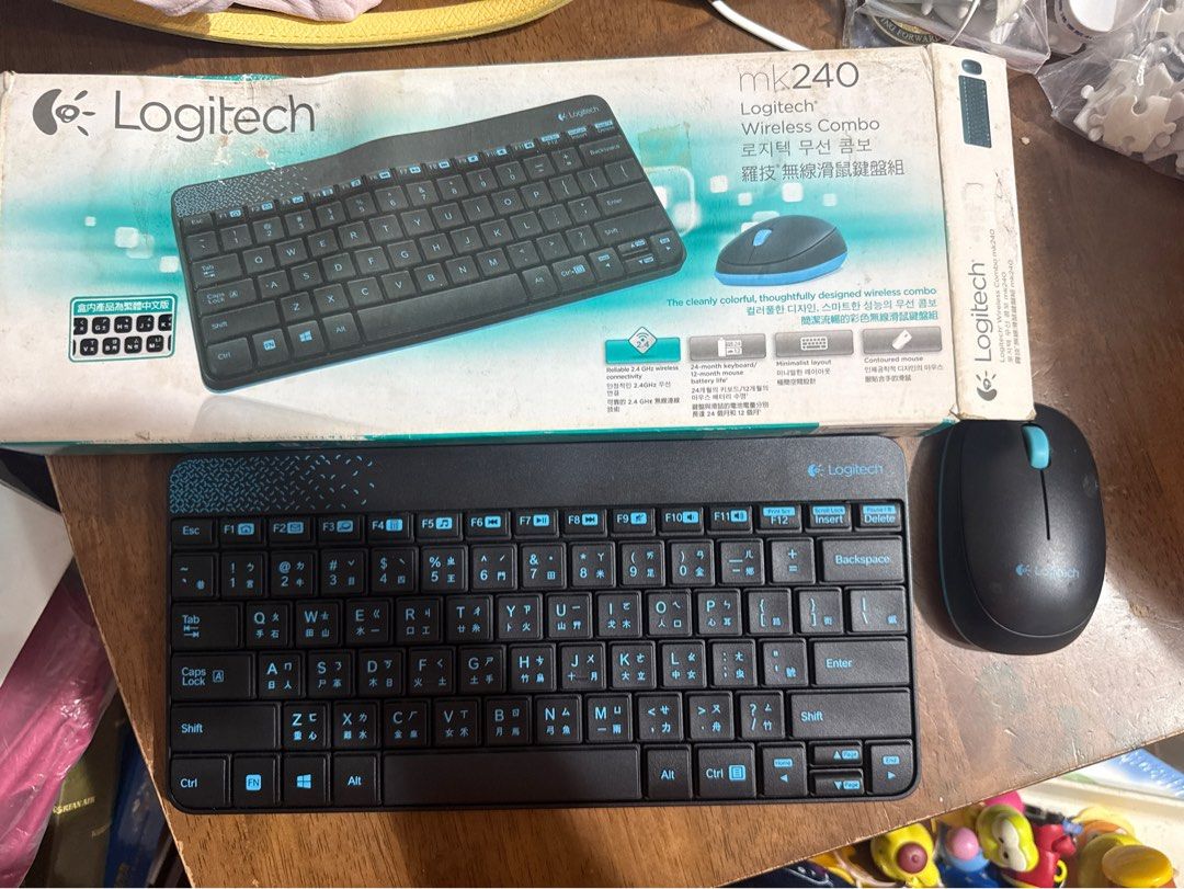Logitech MK240 Wireless Keyboard and Mouse Combo （分類：電腦鍵盤及相關產品）位於 Hong Kong。 由 jas_mine.1 提交（商品編號 1440875192，圖片 1）。簡介： 。