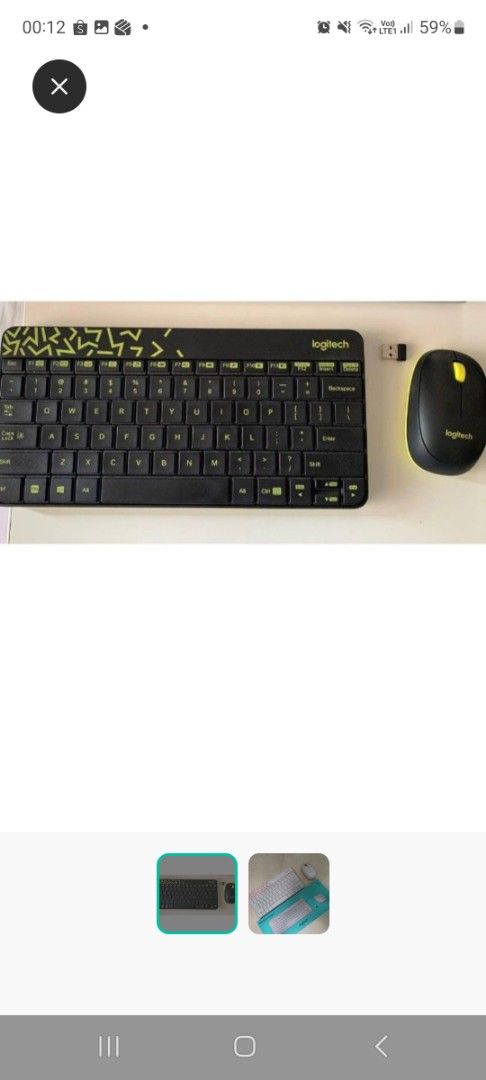 Logitech Wireless Keyboard and Mouse Combo468688447629568000