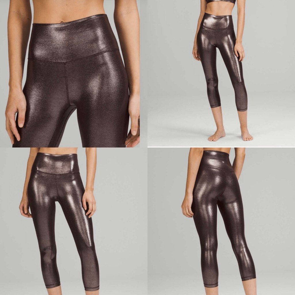 Lululemon Align High-Rise Sparkle Capri Leggings (Category: Activewear) located in Manila. Submitted by goldenluv (Listing ID 1440907741, Image 2). Description: Lululemon Align Capri Leggings Orig price $98 BNWT RFS: too big for me.