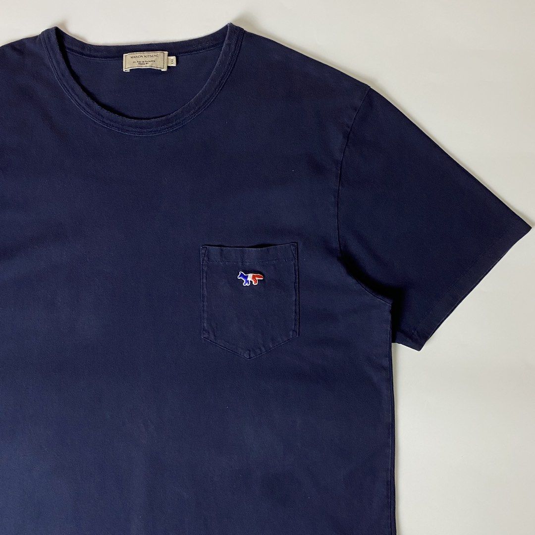 Maison Kitsune Tri-Colored Fox Pocket Tee Shirt (Category: Tshirts & Polo Shirts ) located in Bacolod City. Submitted by rewear.conceptual (Listing ID 1440886620, Image 2). Description: Maison Kitsune Tri-Colored Fox Pocket Tee Shirt Condition: 9/10 Color rate: 9/10 Tagged as: xxl Width: 22 Length: 31 Message seller if interested Always double check the items description before making an offer. Strictly no return/refund policy! .