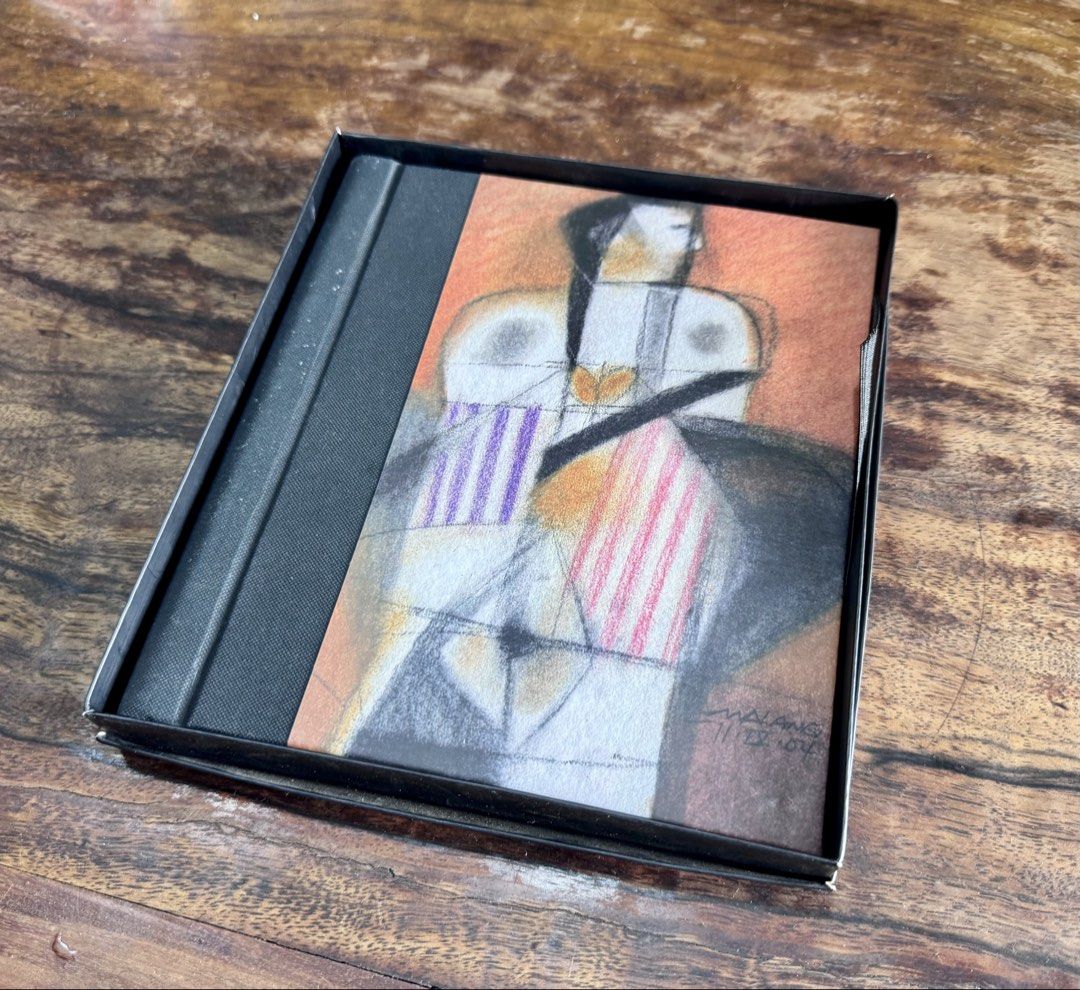 Malang notebook (Category: Stationery & School Supplies) located in Marikina City. Submitted by chairladder (Listing ID 1440769296, Image 3). Description: Hardbound notebook w Malang artwork cover, West Gallery. 8”x7” Around 30 sheets Thanks for looking!.