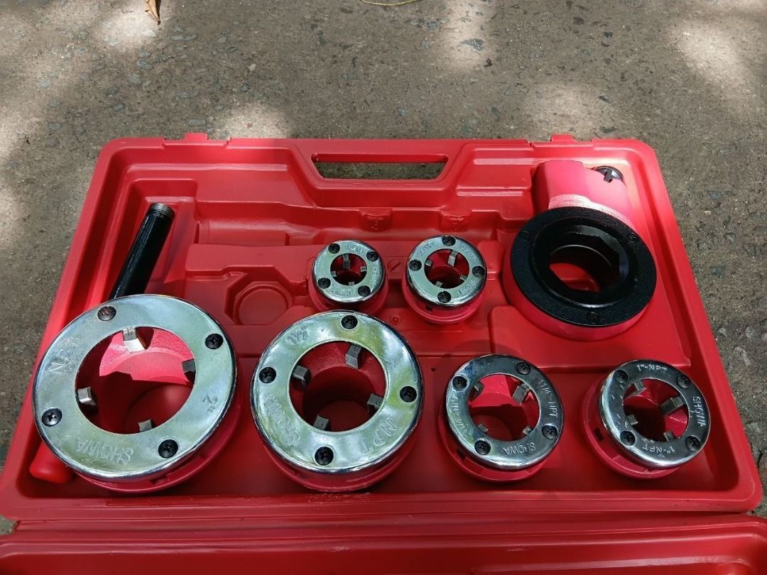Manual Pipe Threader Specs: 1/2" - 2" (Category: Construction Tools & Equipment) located in Manila. Submitted by 09171479278_elsie. (Listing ID 1440837106, Image 3). Description: Manual Pipe Threader Specs: 1/2" - 2" PRICE: 5,290.