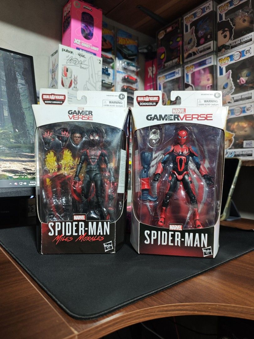 Marvel Gamerverse Spider-Man Action Figures (SET) (Category: Figurines & Statues) located in Quezon City. Submitted by nar2d2 (Listing ID 1440878870, Image 1). Description: - Two Marvel Gamerverse action figures for sale as Set for 1700 - Both figures are original and both BIB - Complete with inclusions, except to Miles no featured character parts - No hidden issues and loose joints - Please check the provided photos for a closer look at the figu