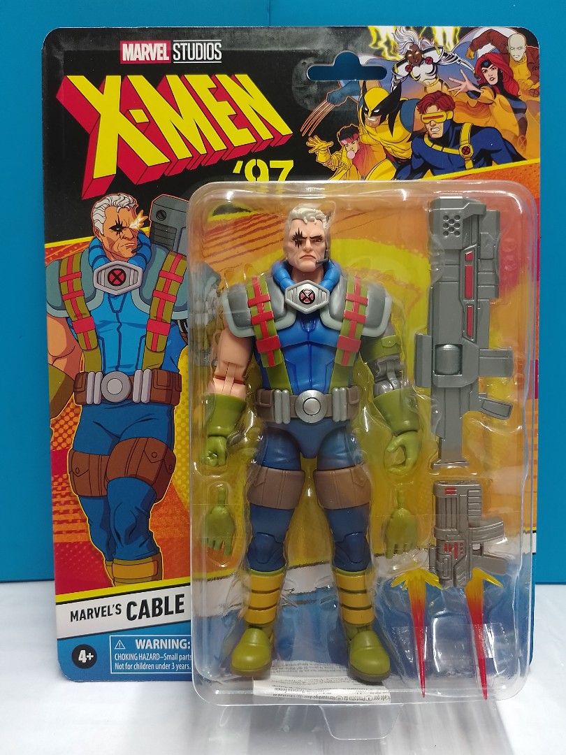 Marvel Legends X-Men '97 Cable Action Figure (Category: Figurines & Statues) located in Santa Rosa. Submitted by kltoys (Listing ID 1440790656, Image 1). Description: -New, packaging is not for mint box collectors. - Marvel Legends Series Cable action figure - From the X-Men '97 animated series - Figure is brand new and sealed in original packaging - Includes all original accessories - A must-have for any Marvel or X-Men collector.