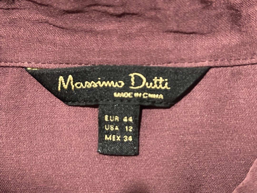 Massimo dutti dusty Rose lyocell shirt (Category: Longsleeves) located in Donsol. Submitted by saksthriftavenuebyluckymaria8 (Listing ID 1440762658, Image 3). Description: - Color: Dusty Rose - Style: Long sleeve button-up shirt - Features: Classic collar, button front - Versatility: Ideal for both work and casual occasions Size 12 US chest 23 armhole 10 shoulder 17 length 26In.