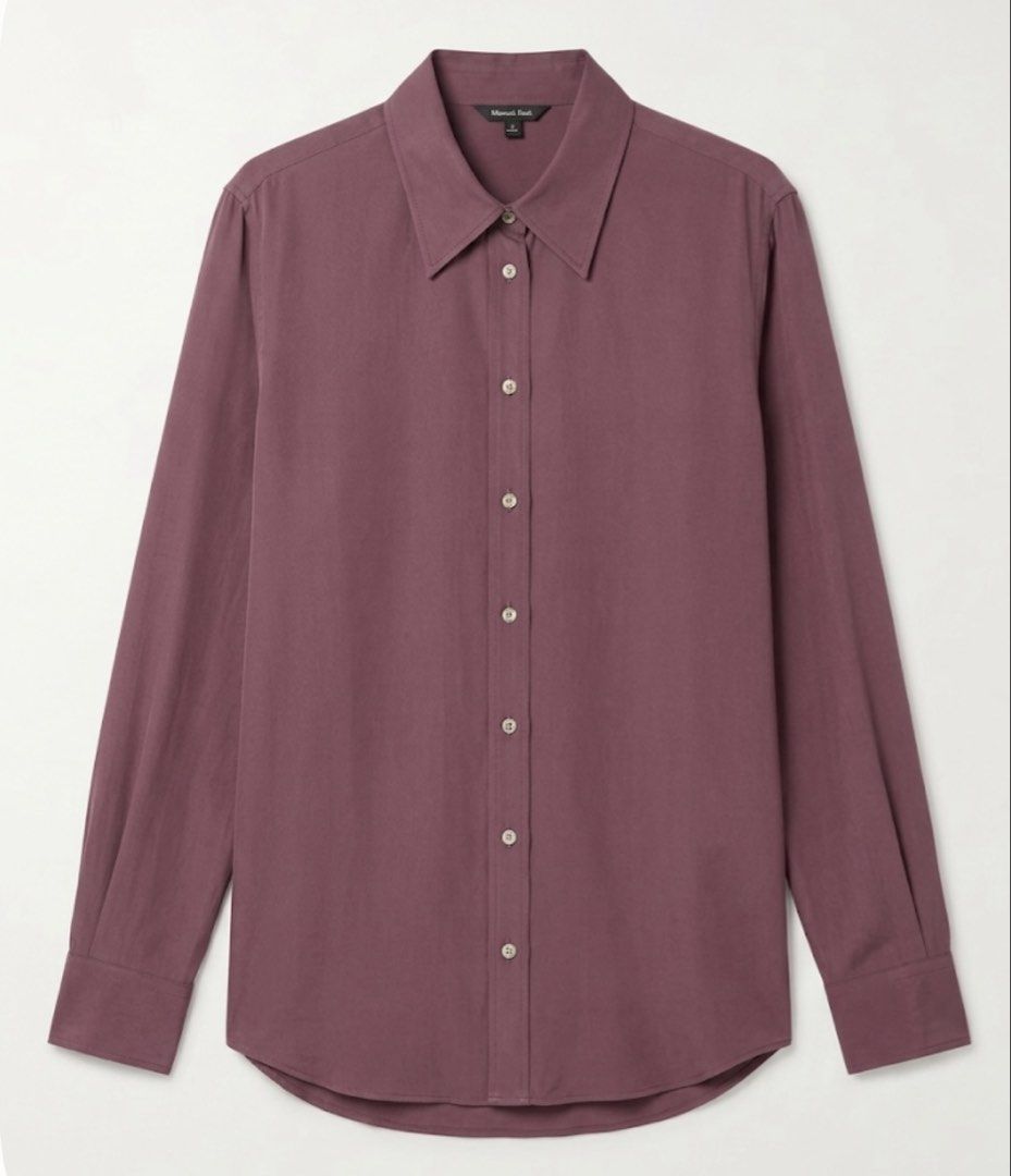 Massimo dutti dusty Rose lyocell shirt (Category: Longsleeves) located in Donsol. Submitted by saksthriftavenuebyluckymaria8 (Listing ID 1440762658, Image 1). Description: - Color: Dusty Rose - Style: Long sleeve button-up shirt - Features: Classic collar, button front - Versatility: Ideal for both work and casual occasions Size 12 US chest 23 armhole 10 shoulder 17 length 26In.