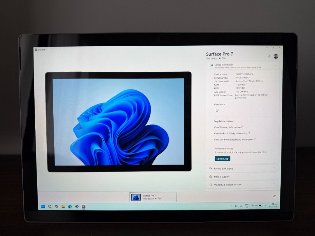 Microsoft Surface Pro 7 Silver 8 128 GB468298170337873927