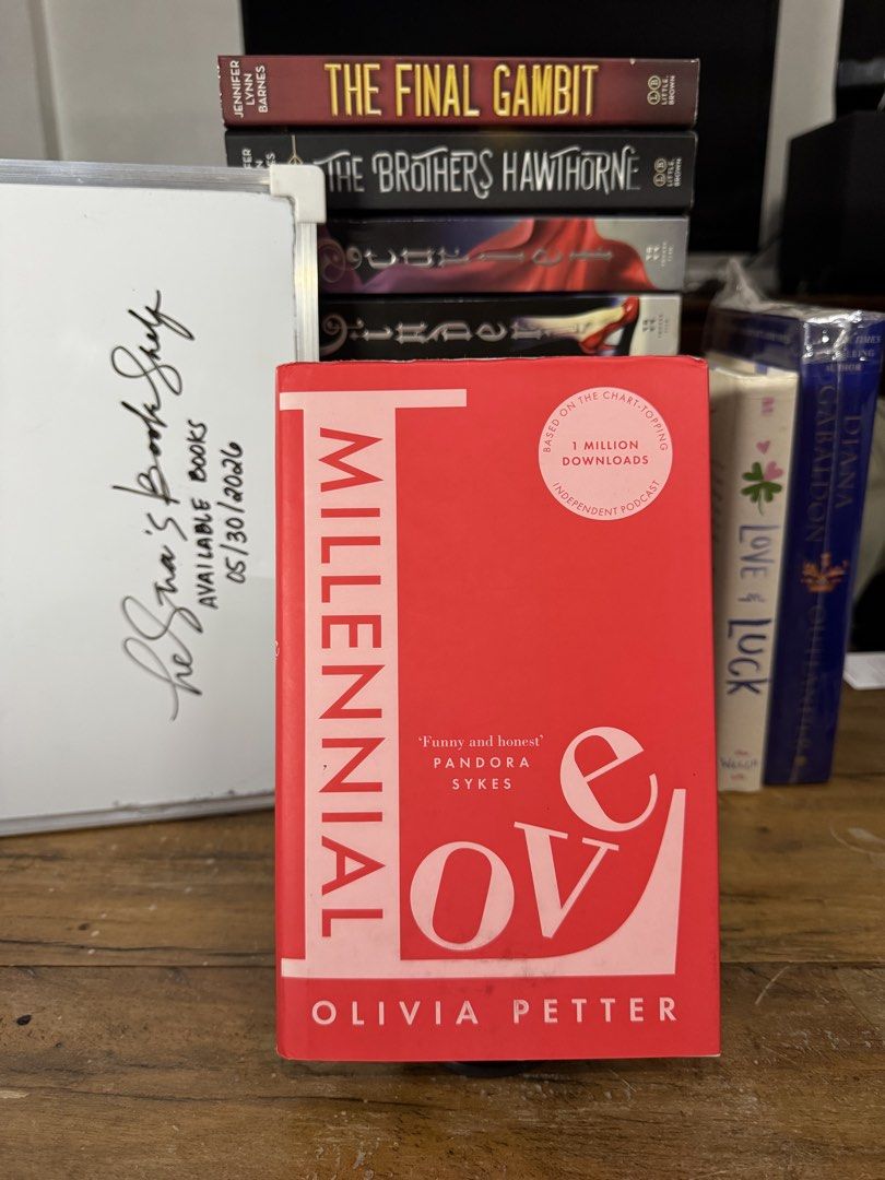 Millennial on Love by Olivia Petter (Category: Storybooks) located in Malaybalay. Submitted by hestias_bookshelf (Listing ID 1440857693, Image 1). Description: Millenial Love by Olivia Petter P189 Type: Hardbound Condition: Good condition - Tanning - Shelf-wear.