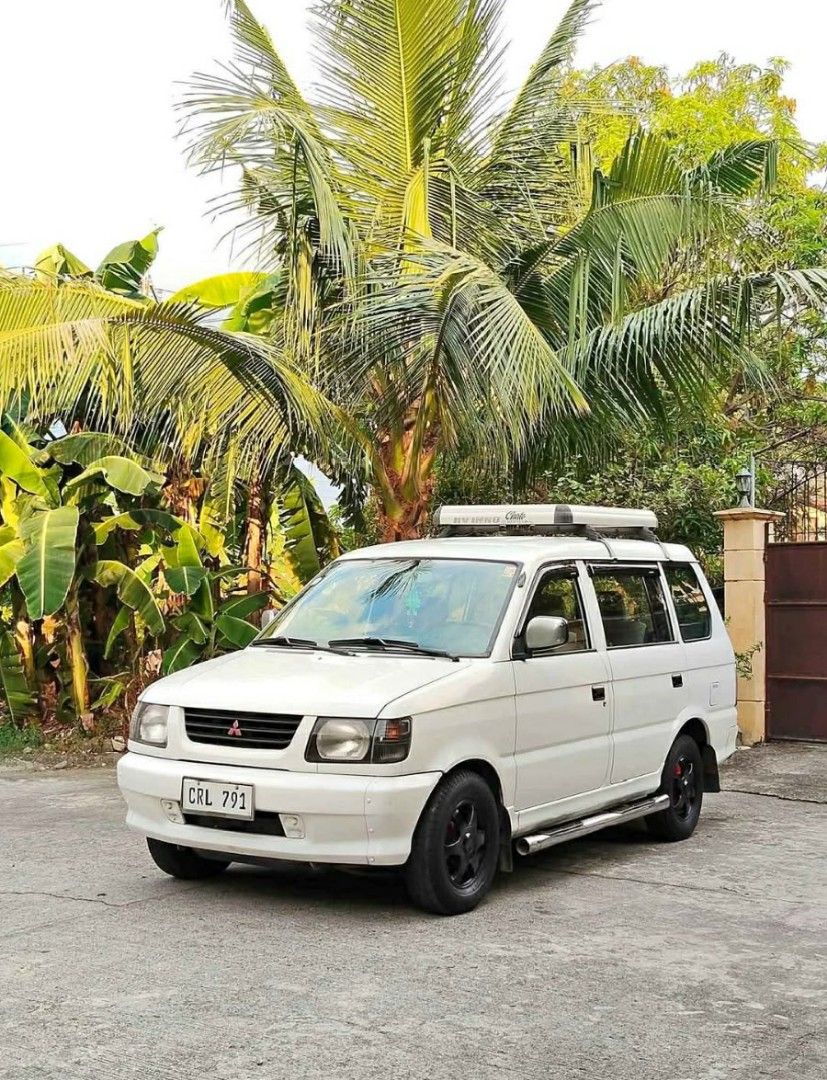 Mitsubishi adventure gls Manual (Category: Used Cars) located in Manila. Submitted by lmasagca7142486 (Listing ID 1440885752, Image 2). Description: Mitsubishi 2001 adventure. gasoline. manual/power steering. registered till next year 2027. completer/clean papers. roof rack/stepboards. cold ac system. all lights working/wiper. goods na goods pa paint. makapal lahat ng gulong.with spare tires and tools included. new battery. 190 nego mabilis kausa
