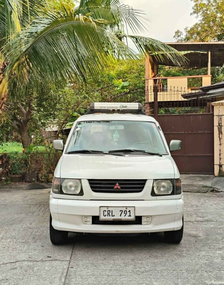 Mitsubishi adventure gls Manual (Category: Used Cars) located in Manila. Submitted by lmasagca7142486 (Listing ID 1440885752, Image 1). Description: Mitsubishi 2001 adventure. gasoline. manual/power steering. registered till next year 2027. completer/clean papers. roof rack/stepboards. cold ac system. all lights working/wiper. goods na goods pa paint. makapal lahat ng gulong.with spare tires and tools included. new battery. 190 nego mabilis kausa