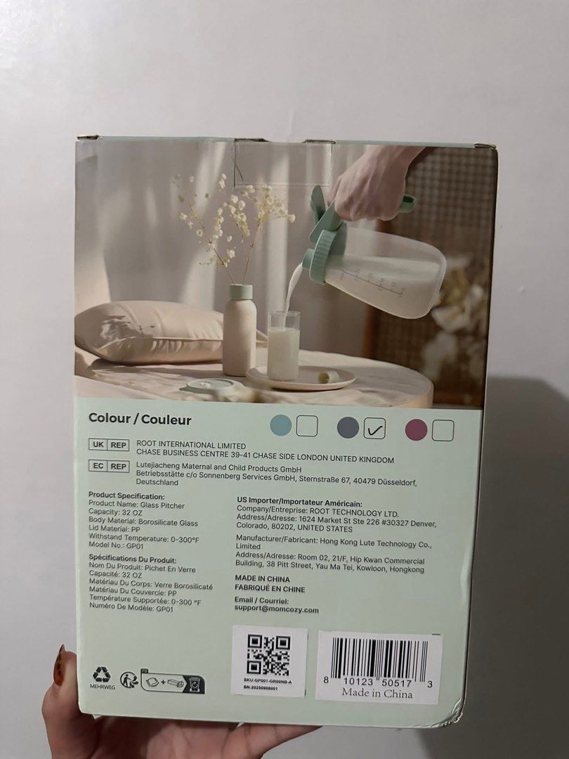 Momcozy Glass Pitched (Category: Breastfeeding & Bottle Feeding) located in Manila. Submitted by pumpingoldbyjane (Listing ID 1440944990, Image 2). Description: - Used a couple of times only. - Good as New - Color Gray.