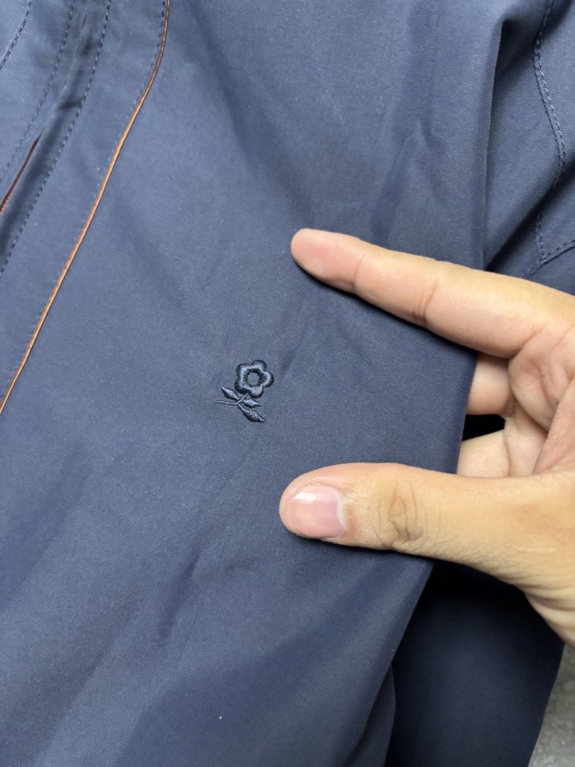 Montagut Paris Full Zip Harrington Jacket (Category: Coats, Jackets and Outerwear) located in Mandaluyong City. Submitted by fellas_ph (Listing ID 1440886081, Image 2). Description: Excellent condition No issues Size L-XL Boxy 24" Width 28.5" Length.