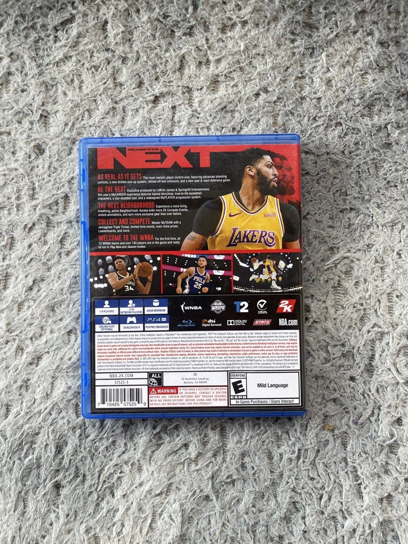 NBA 2k20 - PS4 (Category: PlayStation) located in Manila. Submitted by donquixote_daiki (Listing ID 1440933813, Image 2). Description: .