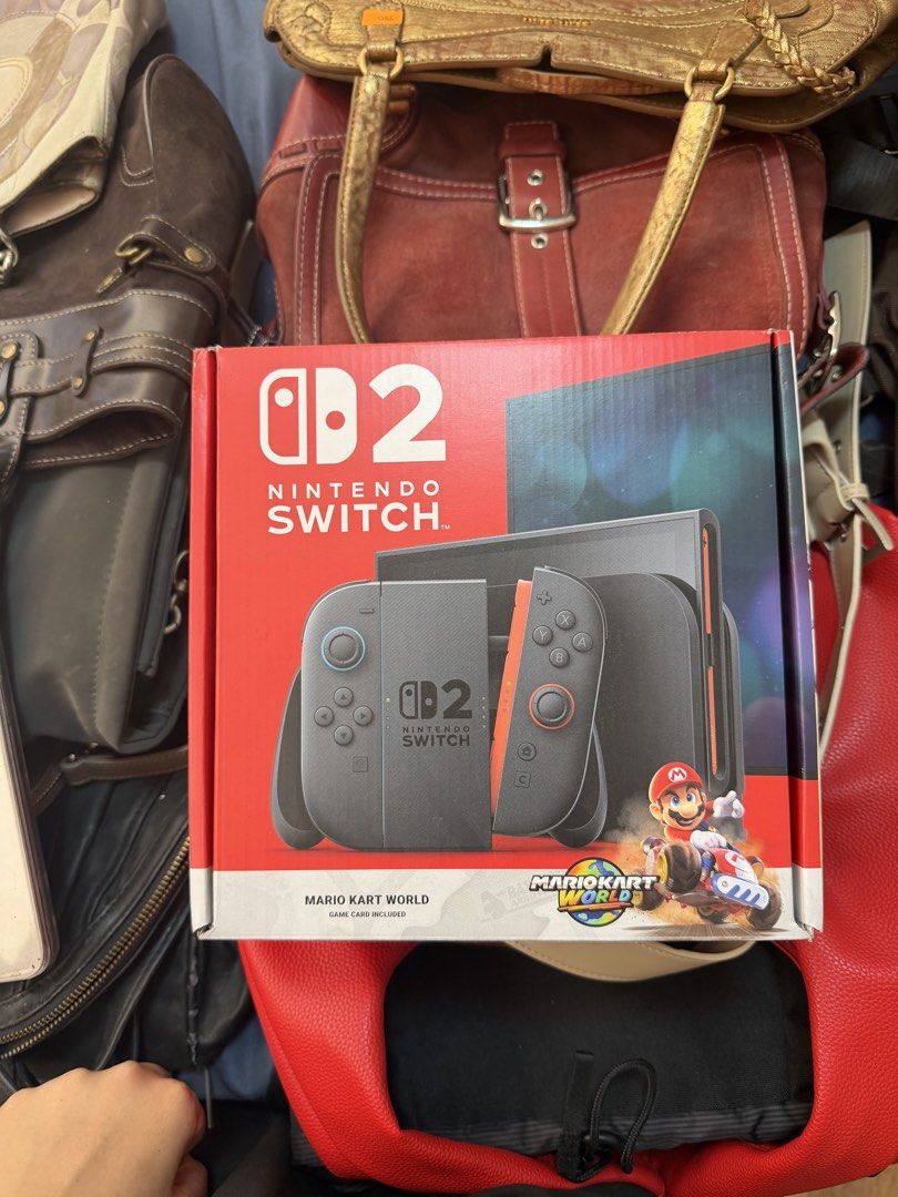 Nintendo Switch Mario Kart 8 Deluxe Bundle (Category: Nintendo) located in Manila. Submitted by cshagustin70702 (Listing ID 1440784718, Image 1). Description: - Nintendo Switch Console - Dock included - Controllers included - Power adapter included - Mario Kart 8 Deluxe game - Everything is in the original box - Ready for immediate gaming - Comes with free casing options (Bought online, unopened) Purchased just last month to play Pokopia, afterwa