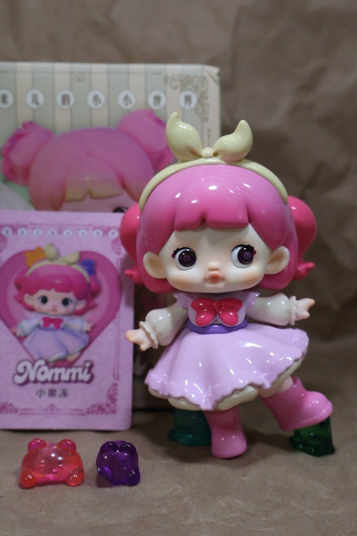 Nommi Little World - Jelly (Category: Designer & Blind Box Toys) located in Manila. Submitted by bunnn444 (Listing ID 1440870566, Image 3). Description: Nommi Little World - Jelly ｡𖦹° wysiwyg ｡𖦹° x sensi ｡𖦹° with box, foil, and card ｡𖦹° check my profile for more hironos & other figures ! can give discount if taking more 😊 RFS: quitting 📍Sampaloc, Manila 🚚 j&t, lalamode, sdd .