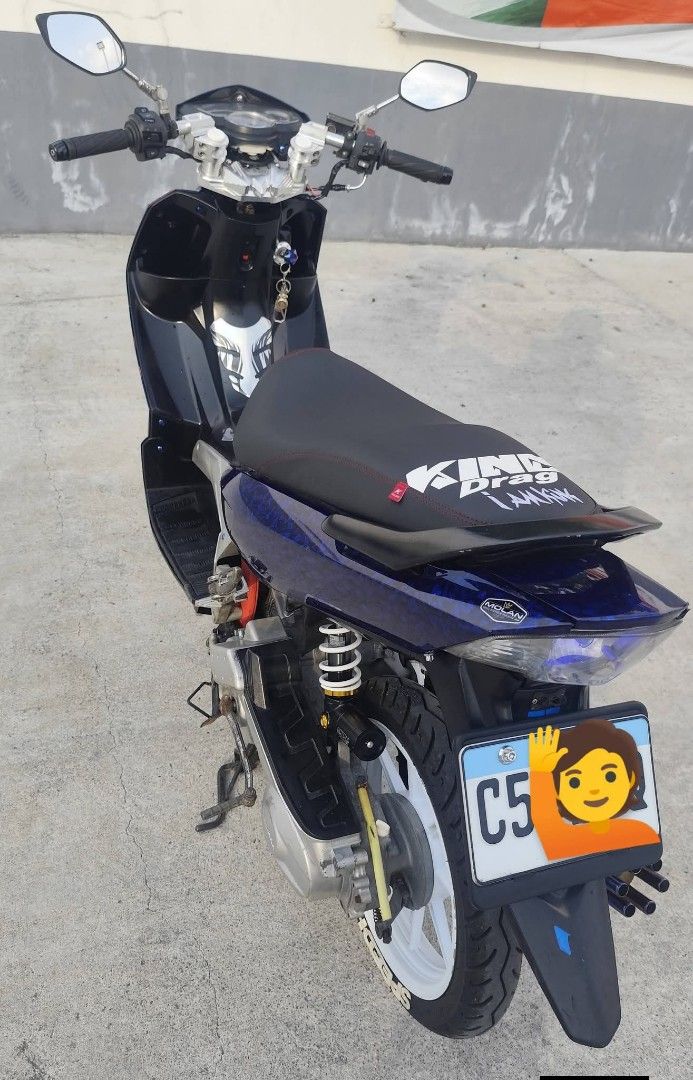 Nouvo Z 2009 mdl (2010 acquire) (Category: Motorbikes for Sale) located in Marilao. Submitted by cosmicphoenix_9d5080 (Listing ID 1440824416, Image 3). Description: For Sale (26k) Nouvo Z 2009 mdl (2010 acq) Thai Unit same engine/chassis number Good Condition Stock engine (Gas & Go) Complete Papers OR,CR,DOS New Plate issue: Paso Last Reg 2017 marilao,bulacan.
