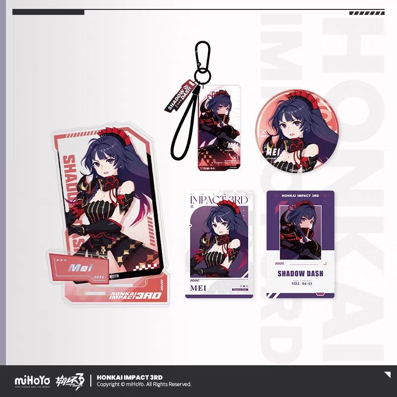 Official Honkai Impact 3 Valkyrie Theme Series - Gift Set (Category: Designer & Blind Box Toys) located in General Mariano Alvarez. Submitted by eiimei (Listing ID 1440769504, Image 3). Description: I WONT ENTERTAIN PEOPLE WHO DOESNT READ DESCRIPTION Release: December 2026 (not accurate and may come early)(subject to further notice if theres a delay) ETA (PH): 1 month after release ⭐ITEM • Gift Set - P1500 Includes: Badge, Acrylic Stand, Keychain