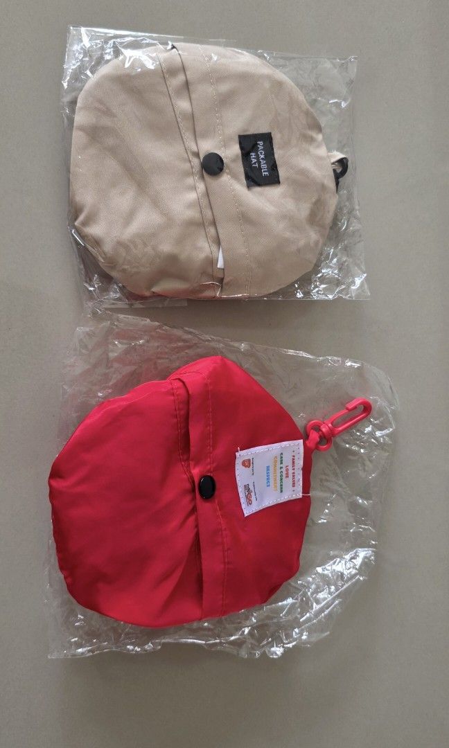 Packable hat (Category: Hats & Beanies) located in Singapore. Submitted by alvin750313 (Listing ID 1440796310, Image 1). Description: brand new packable hat. 1 for $3.00 , both at $5.00 please refer to photos self collection at fernvale link.