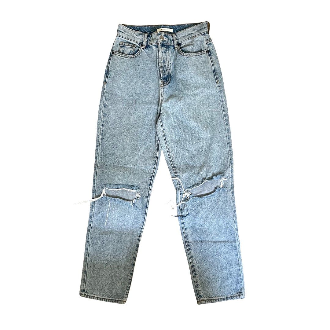 PACSUN Button Down / Butterfly High Rise Straight Jeans (Category: Jeans) located in Bacolor. Submitted by readytothrift.ph (Listing ID 1440802810, Image 3). Description: *** So much nicer in person huhu camera won’t do justice *** Kindly check 2nd photo, its close enough to its actual color PACSUN Button Down High Rise Straight Jeans (button fly / button down); — good as new‼️ - super nice ng fit huhu wouldn’t mind keeping this 🙈 - super nice c