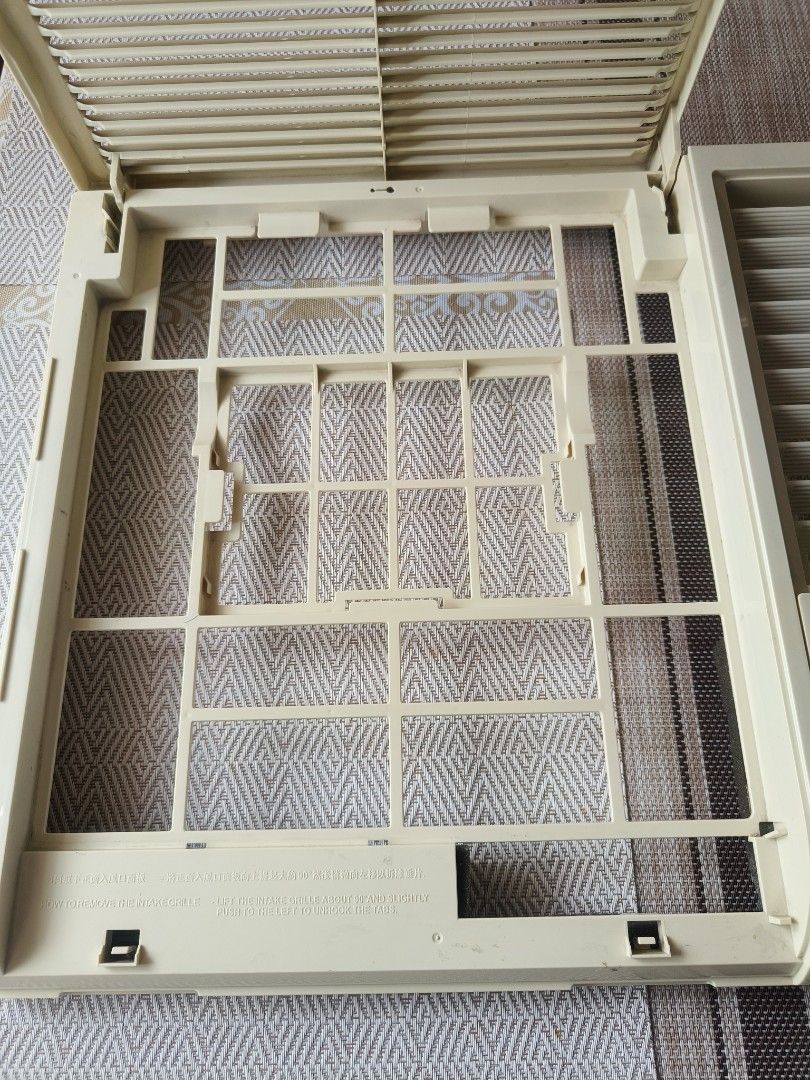 Panasonic aircon front panel cover grill only (Category: Air Conditioning and Heating) located in Makati City. Submitted by franco31 (Listing ID 1440769449, Image 3). Description: Spare parts for front panel / grill of Panasonic Aircon .8hp.