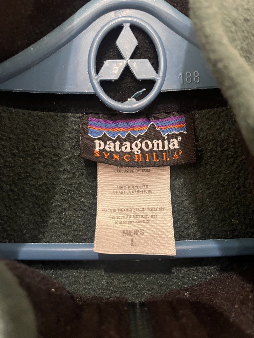 Patagonia Synchilla Fleece Pullover Men's Size L (Category: Coats, Jackets and Outerwear) located in Manila. Submitted by iforeyu (Listing ID 1440854053, Image 3). Description: - Patagonia Synchilla Fleece Pullover - Men's Size Large - Quarter Zip Design - 100% Polyester - Perfect for layering or standalone wear - Warm and comfortable - Money back ir proven fake.