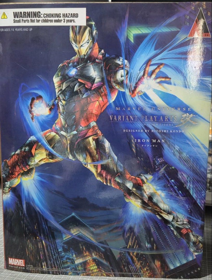 Play Arts Kai Marvel Universe & Final Fantasy (Category: Figurines & Statues) located in Manila. Submitted by paaaaat_2021 (Listing ID 1440910112, Image 2). Description: Play Arts Kai - Marvel Universe Venom - Marvel Universe Iron Man - Final Fantasy VII No.7 Cloud Strife AC - Final Fantasy XV Nyx Ulric RFS: declutter P5,000 each + SF (slightly negotiable).