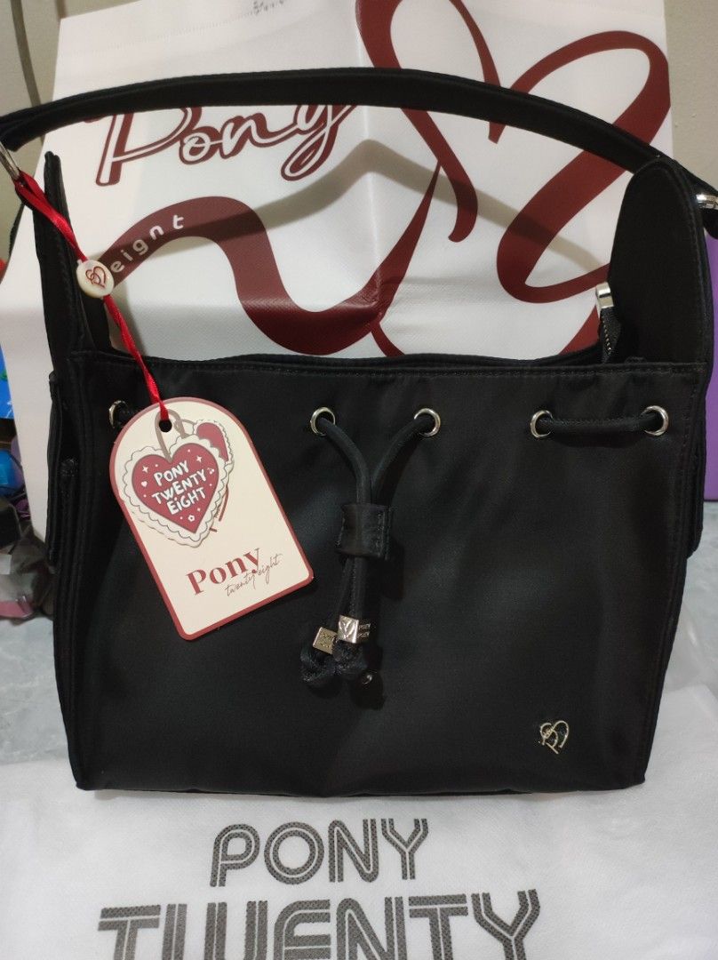 Pony Mini Deco Nylon (Category: Shoulder Bags) located in Navotas City. Submitted by sellmystuff2 (Listing ID 1440909558, Image 2). Description: ✅Brandnew with tags ✅Complete inclusions 💜Dust bag 💜 Eco bag 💜 Long strap ✅Nylon Fabric.
