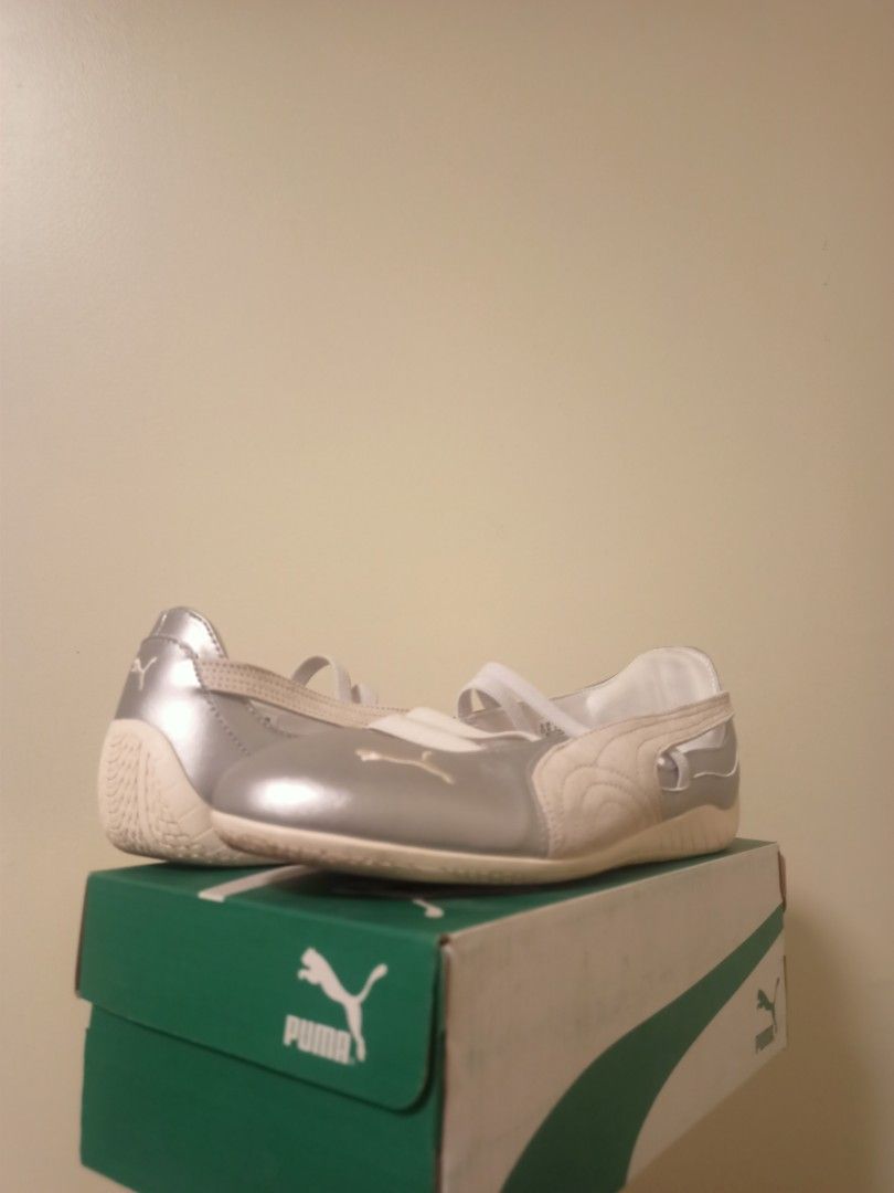 PUMA BALLET SHOES (Category: Sneakers) located in General Santos City (Dadiangas). Submitted by infrn4m1 (Listing ID 1440869849, Image 3). Description: PUMA Speedcat Ballet Metallic Shoes Size: US Women's 9 Color: Metallic ✅ Used only once ✅ Excellent condition, almost like new ✅ No major flaws or damage Selling because I don't use them often. Super stylish and comfortable, perfect for casual outfits and everyday wear..