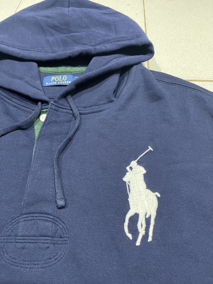 Ralph Lauren Hoodie (Category: Coats, Jackets and Outerwear) located in Mandaue City. Submitted by MJ_80 (Listing ID 1440949506, Image 3). Description: Ralph Lauren With 2 Buttons Hoodie Size Xtra Large Dimes : 27 X 31.5 See photos for measurement Color rate & Condition : 9.9/10 Price : 2,000.