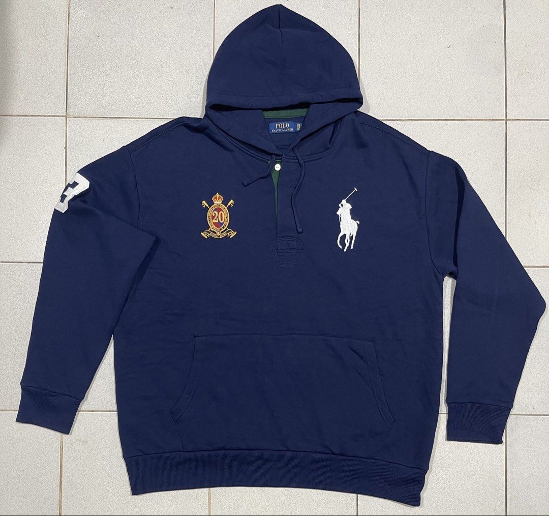 Ralph Lauren Hoodie (Category: Coats, Jackets and Outerwear) located in Mandaue City. Submitted by MJ_80 (Listing ID 1440949506, Image 1). Description: Ralph Lauren With 2 Buttons Hoodie Size Xtra Large Dimes : 27 X 31.5 See photos for measurement Color rate & Condition : 9.9/10 Price : 2,000.