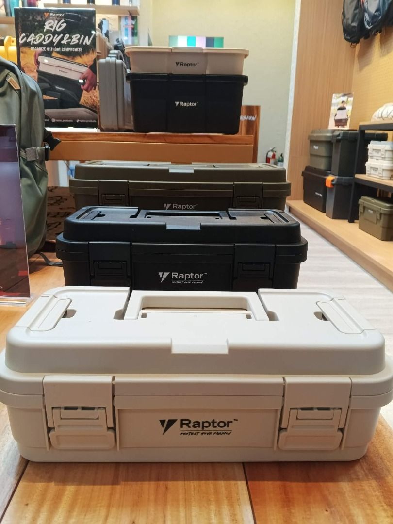 Raptor Case Utility 4.5L Stackable Tool box (Category: Storage Boxes & Baskets) located in Caloocan City. Submitted by elz_07 (Listing ID 1440865041, Image 1). Description: - Durable Raptor storage box - Perfect for organizing tools, fishing tackle, camping gear, and more - Available in multiple sizes and colors to suit your needs - Stackable design for efficient space-saving - Get yours today!.