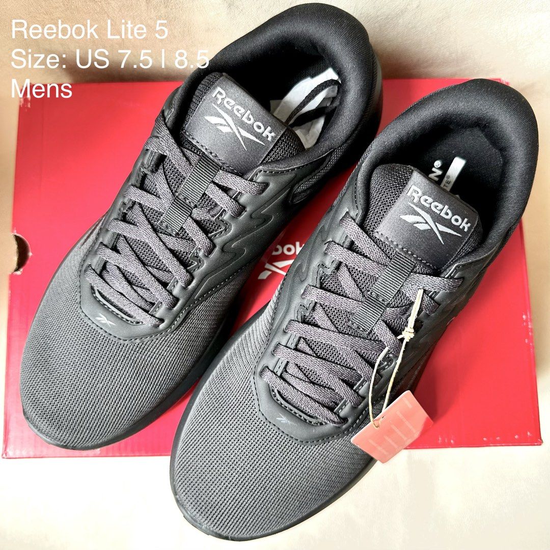 Reebok Lite 5 Men's Running Shoes Black (Category: Sneakers) located in Quezon City. Submitted by twm29 (Listing ID 1440845503, Image 2). Description: ⚠️ Limited stocks only ✨Reebok Lite 5 Running Shoes✨ - Authentic - Color: Black - Available Sizes: US Men's 7.5 | US Men's 8.5 - Ideal for running and everyday wear - Comes with original box.