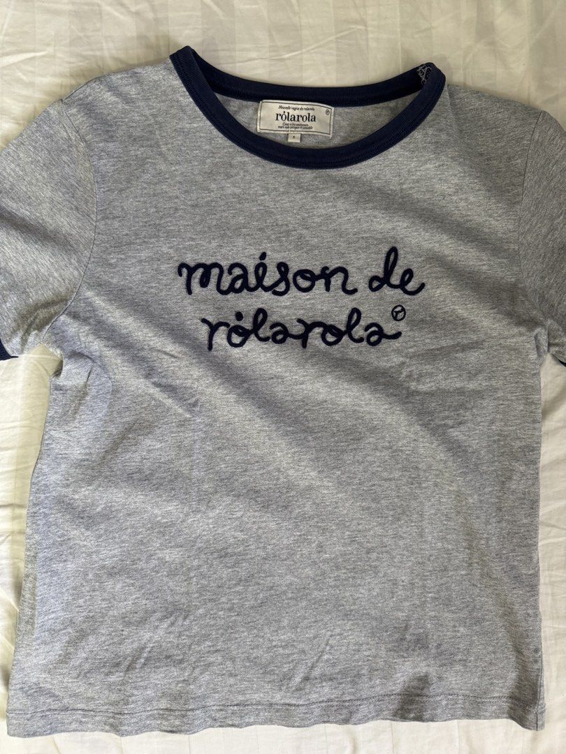 Rola rola ringer tshirt gray (Category: Shirts) located in Quezon City. Submitted by prebyeee (Listing ID 1440831698, Image 2). Description: Used once Brought from Korea Size Small Complete with tags and plastic pouch.