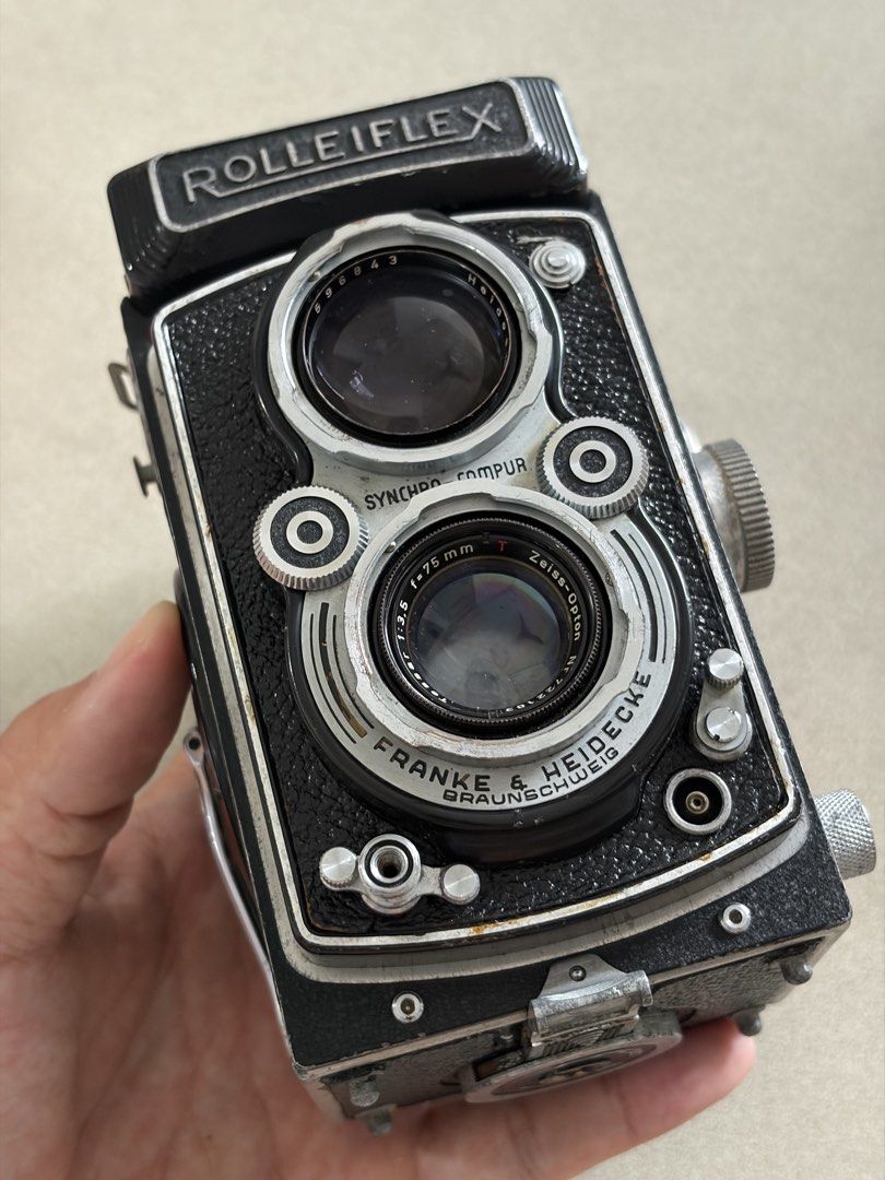 3.5A Tessar 75mm ローライ ROLLEIFLEX Rolleiflex Zeiss-Opton Rollei