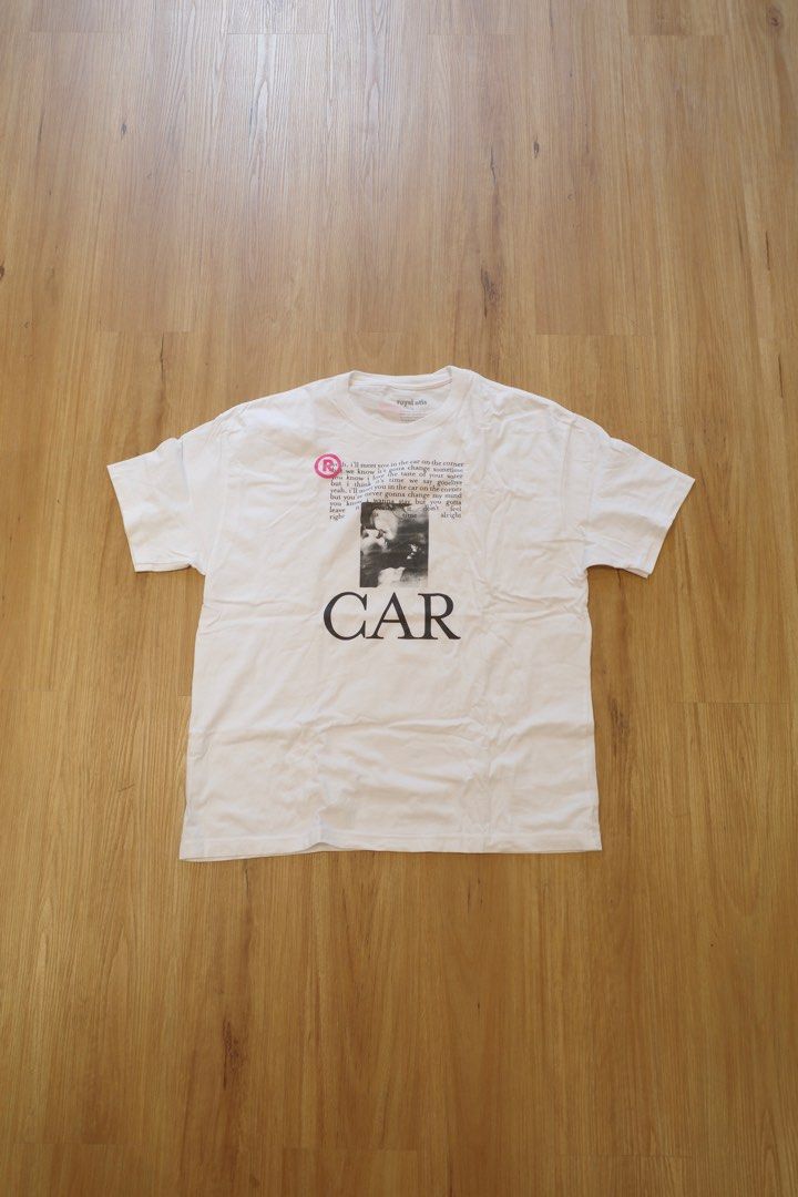 Royel Otis Car T-Shirt (Category: Tshirts & Polo Shirts ) located in Pasig City. Submitted by rinse___repeat (Listing ID 1440842052, Image 1). Description: Royel Otis Car T-Shirt (this is the car t-shirt) featuring lyrics of car by royel otis. Size XL Pit to pit 23.75” / Length 29.75” Brand new No issues Follow @rinse___repeat on IG for more gear!.