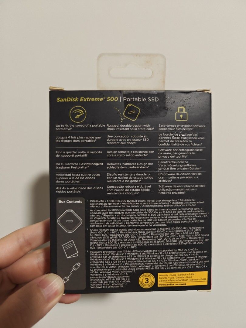 SanDisk Extreme 500 Portable SSD468447638146273282