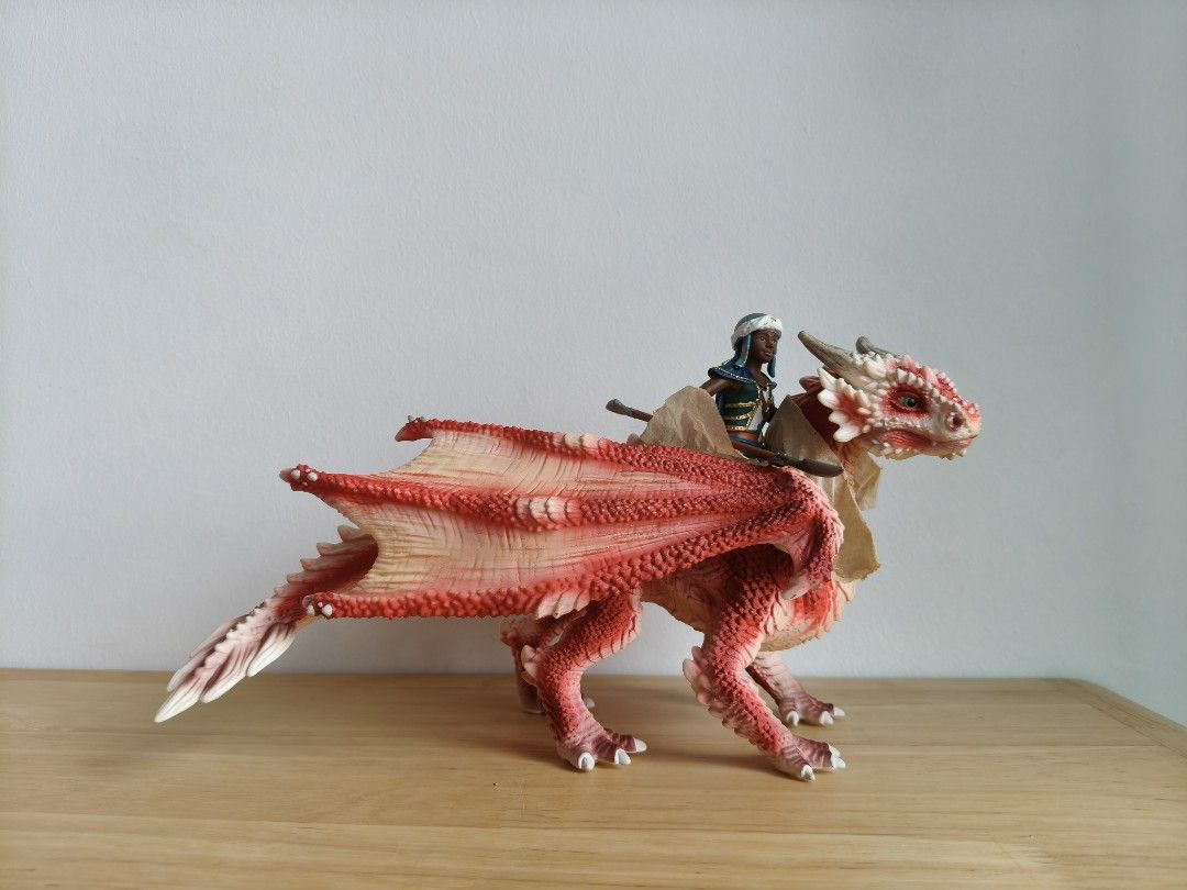 Schleich Young Dragon Rider set (Category: Toys & Games) located in Singapore. Submitted by chris.t.works (Listing ID 1440790111, Image 1). Description: Long-retired Schleich set. Will come with it's original box. Open to negotiation but low ballers will be ignored..