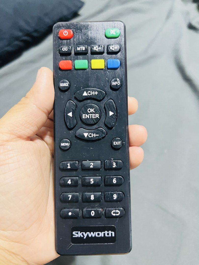 Skyworth Television with Remote (Category: TV) located in Marikina City. Submitted by krabypaty (Listing ID 1440856537, Image 2). Description: - Skyworth TV - Includes original remote control - Bright and clear screen - Ideal for living room or bedroom - Ready for immediate use.