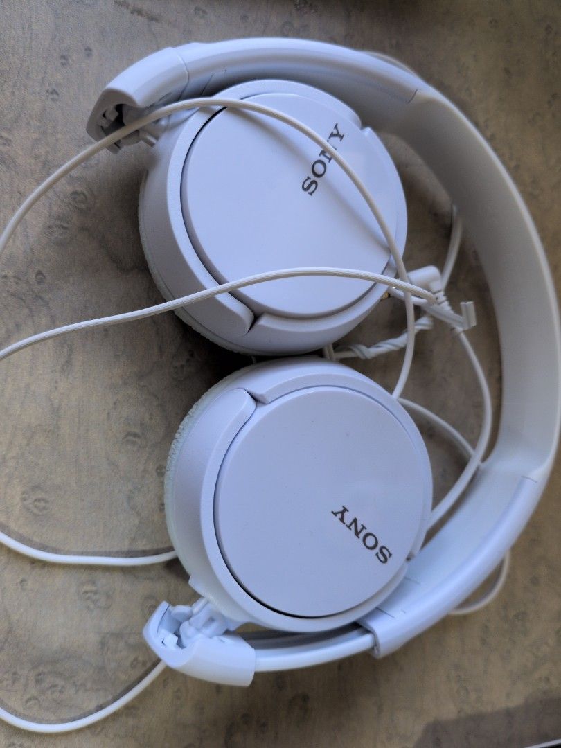 Sony White On-Ear Headphones