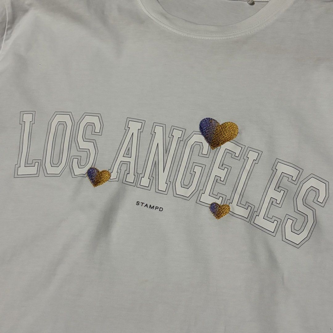 Stampd Los Angeles Shirt (Category: Tshirts & Polo Shirts ) located in Bulacan. Submitted by frugal.search (Listing ID 1440810212, Image 2). Description: Stampd Los Angeles Shirt Size Large on tag Excellent condition Issue last pic (not noticeable) 600 pesos Loc: Malolos, Bulacan MOP: Gcash MOD: Jnt & Lalamove.