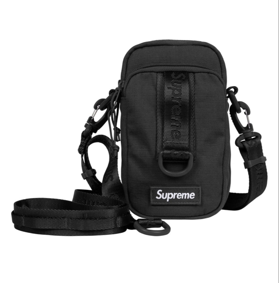 Supreme Black Cordura Shoulder Bag - BNIB, Men's Fashion, Bags