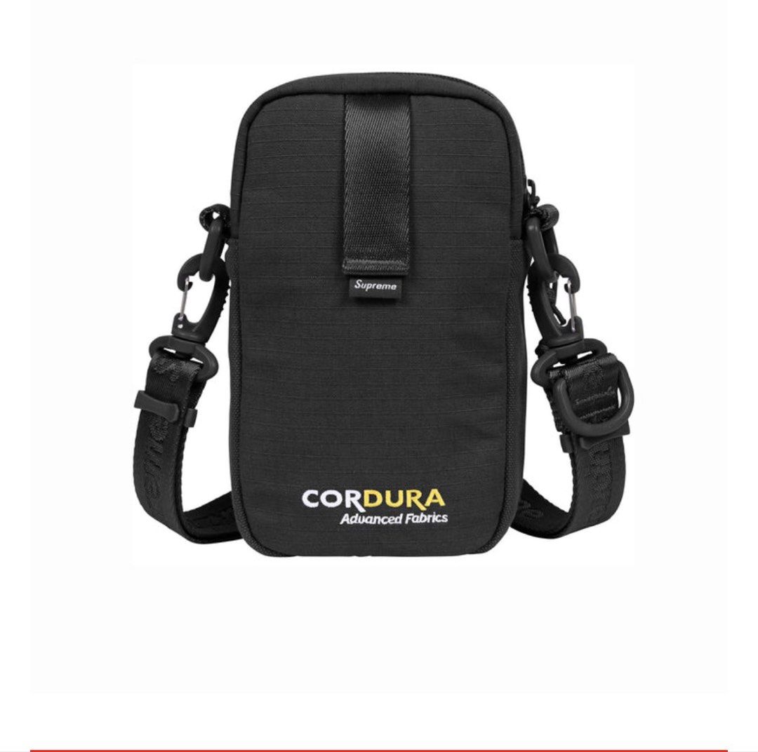Supreme Black Cordura Shoulder Bag - BNIB, Men's Fashion, Bags