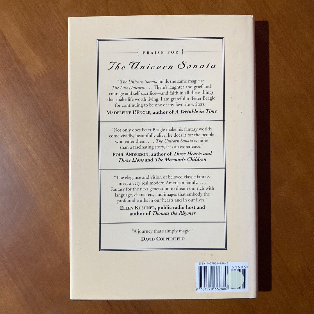 The Unicorn Sonata by Peter S. Beagle, Illustrations by Robert Rodriguez (Turner / Vintage / 1st Edition) (Category: Storybooks) located in Mandaluyong City. Submitted by booksforkeeps (Listing ID 1440819765, Image 2). Description: Vintage Hardbound (1996) 1st Edition Used Very Good condition.