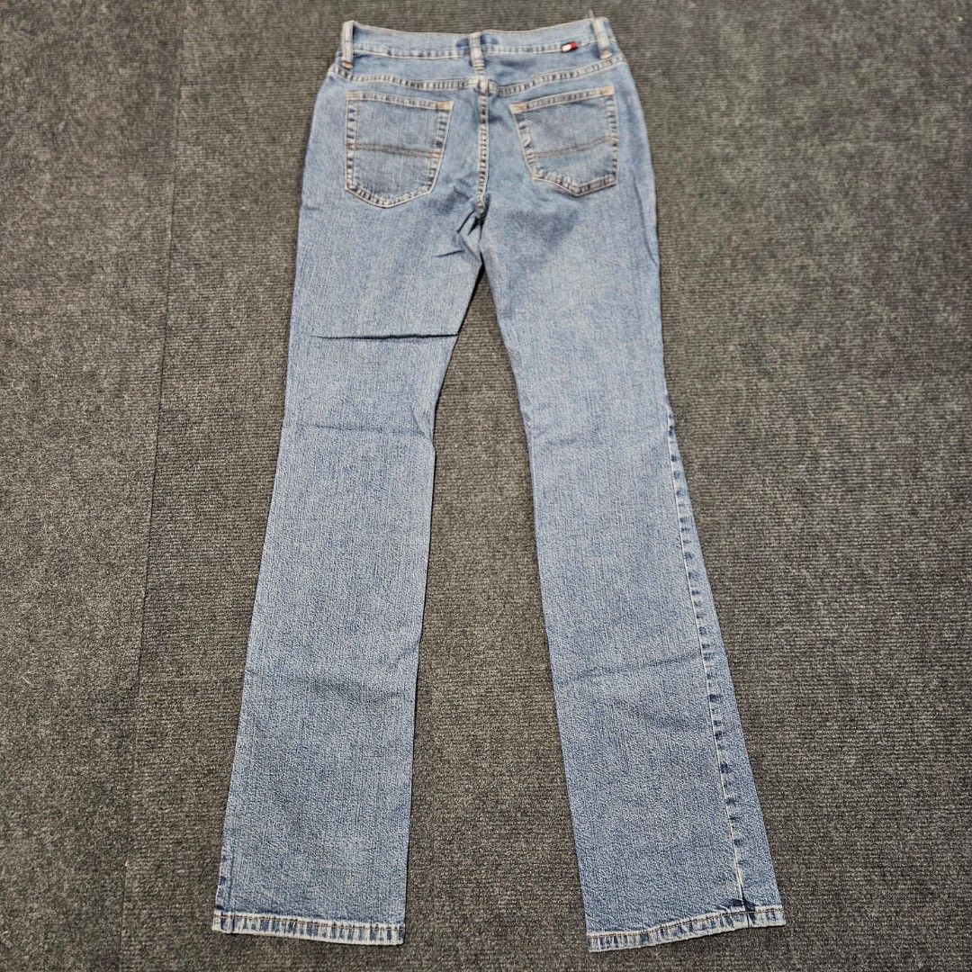 Tommy jeans womens denim pants (Category: Jeans) located in Baguio. Submitted by fadexquisite (Listing ID 1440884340, Image 2). Description: Tommy jeans womens denim pants Size1 on tag Waist 26inch Length 40inch Rise 9inch Inseam 31inch Leg opening 7inch Excellent condition 500 plus ship fee.