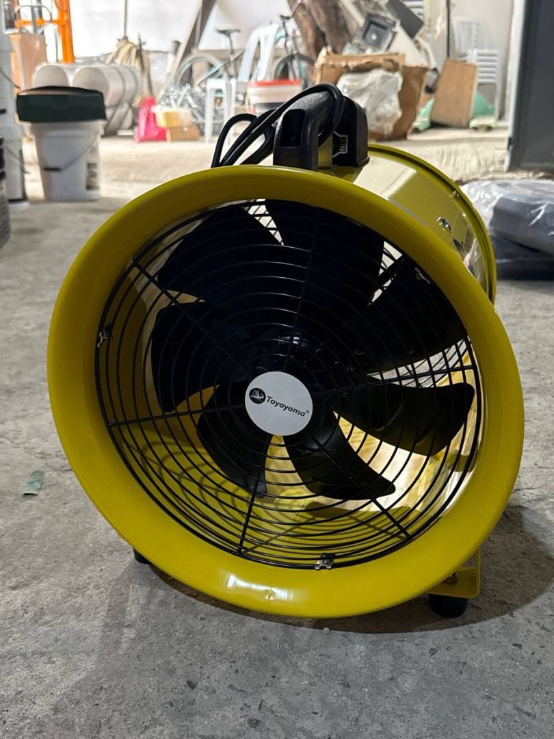 Toyoyama Portable Blower Ventilator Specs: 12” (Category: Construction Tools & Equipment) located in Manila. Submitted by 09171479278_elsie. (Listing ID 1440830691, Image 1). Description: Toyoyama Portable Blower Ventilator Specs: 12” PRICE: 4,950.