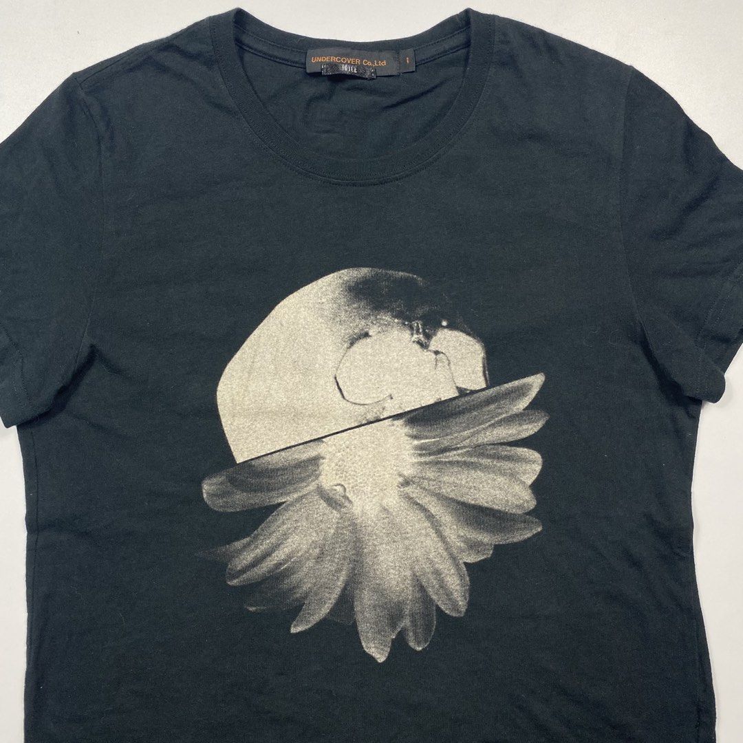Undercover Spring 2003 SCAB Skull Flower Shirt (Category: Shirts) located in Cebu City. Submitted by nots0japan (Listing ID 1440945420, Image 2). Description: Lightly used Flaw - cut washlabel & almost loose stitch Size tagged - 1 Width - 17 Length - 23.
