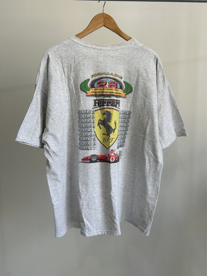Vintage Rolex Ferrari Shirt (Category: Tshirts & Polo Shirts ) located in Santa Rosa. Submitted by je.declutters (Listing ID 1440795831, Image 2). Description: Vintage 2004 R0LEX Monterey F3RR4RI Shirt Size 2XL 9/10 condition 25.5 inches pit to pit 28.5 inches length.